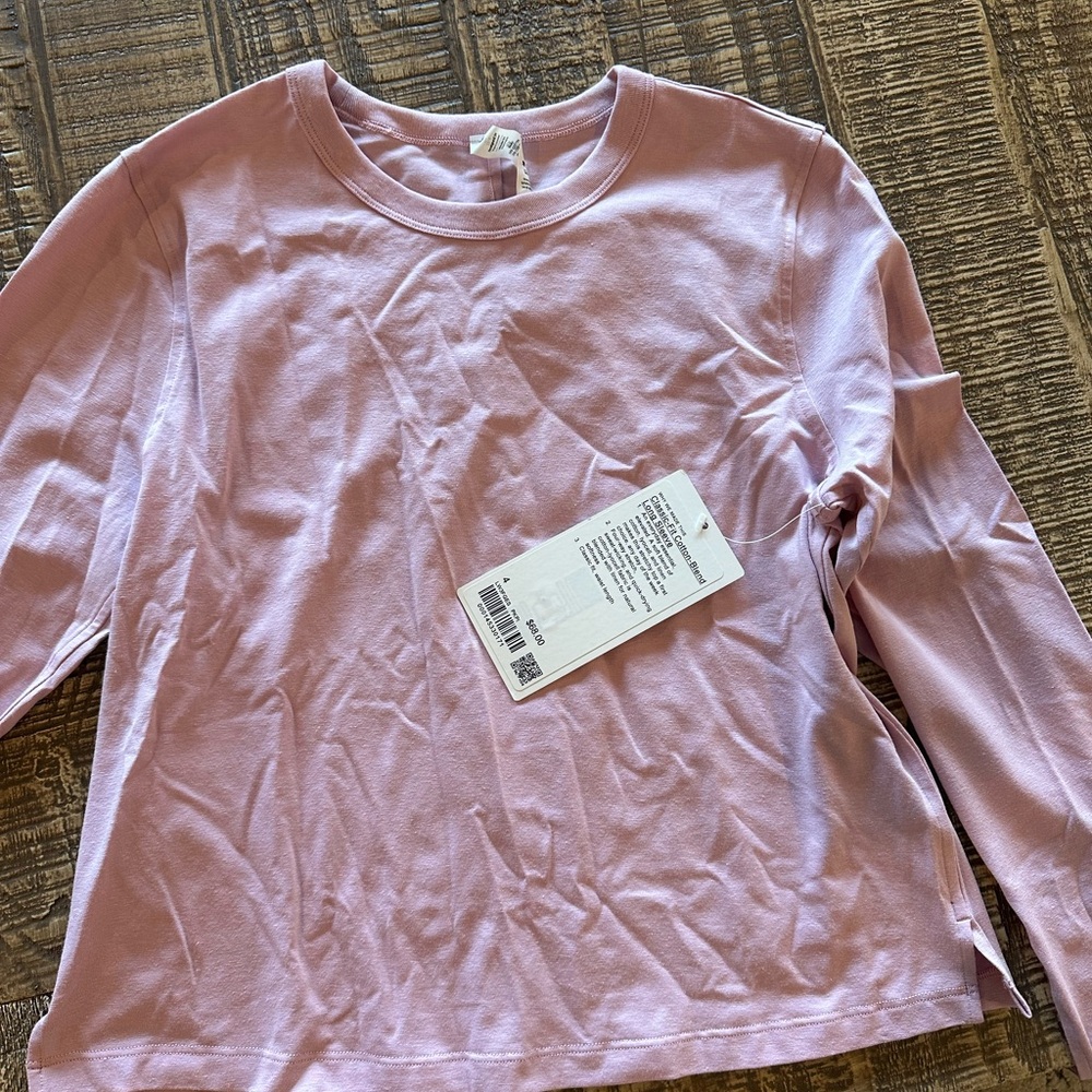 NWT Lululemon Classic Fit Cotton-Blend Long Sleeve